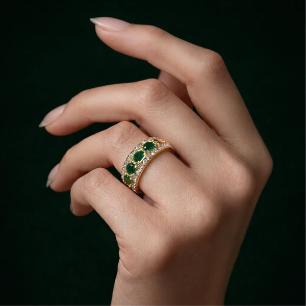 Emeria Royale Silver Band Ring