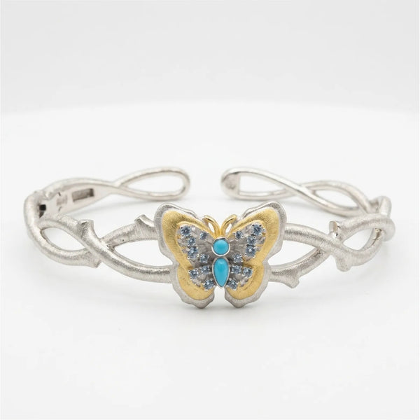 Butterfly Charm Luxe Bangle