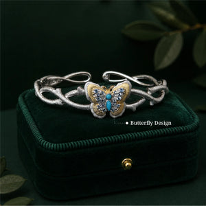 Butterfly Charm Luxe Bangle