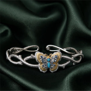 Butterfly Charm Luxe Bangle