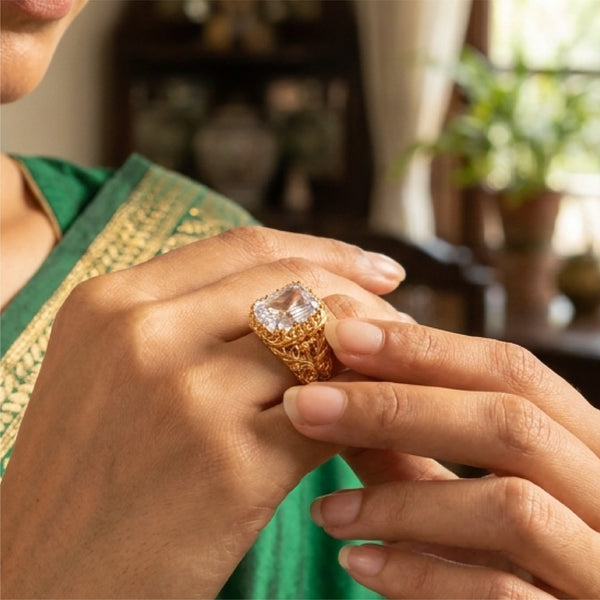 Crystal Crest Ring