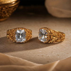 Crystal Crest Ring