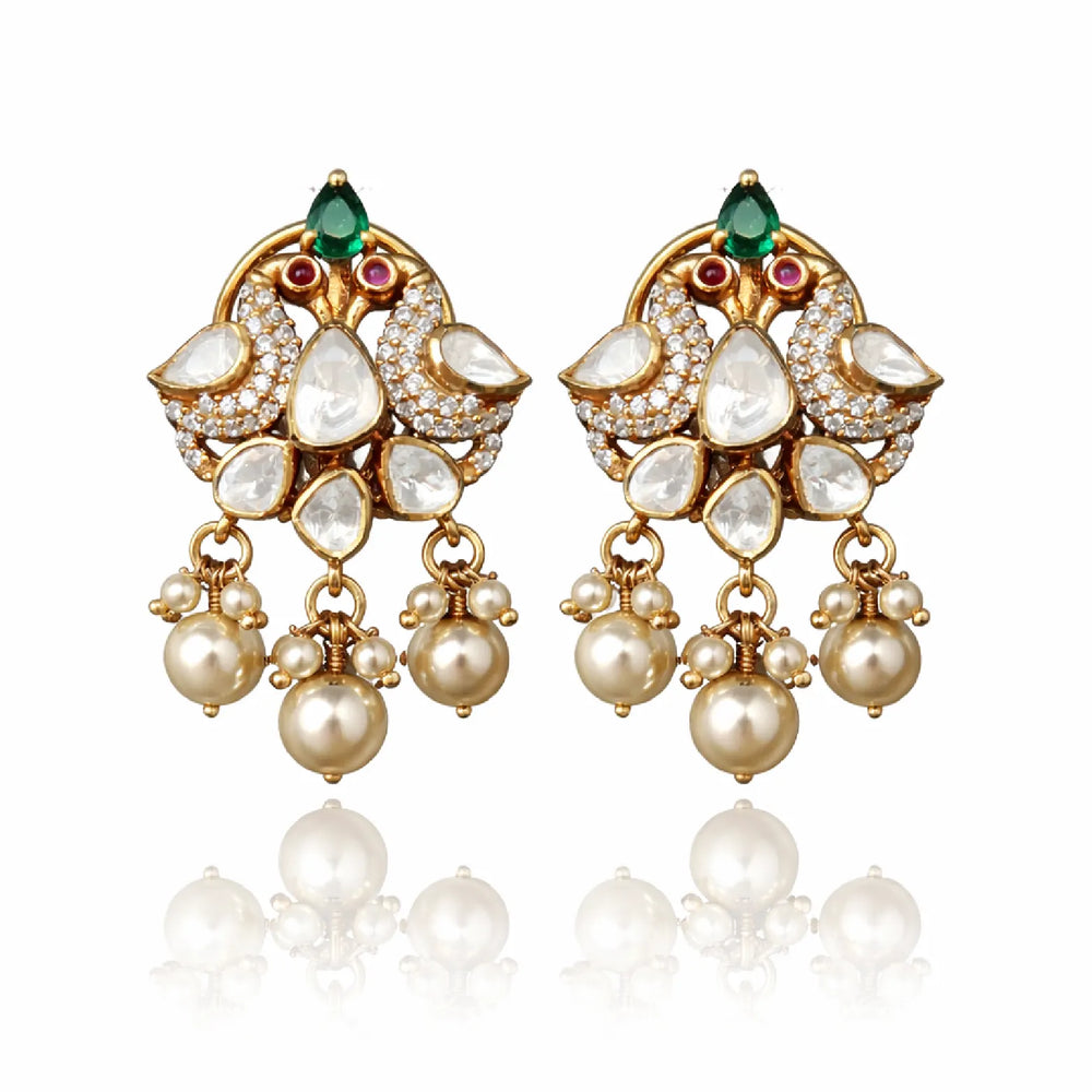 Designer Pearl Drop Earrings