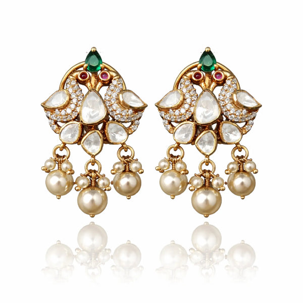 Designer Pearl Drop Earrings