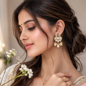 Designer Pearl Drop Earrings