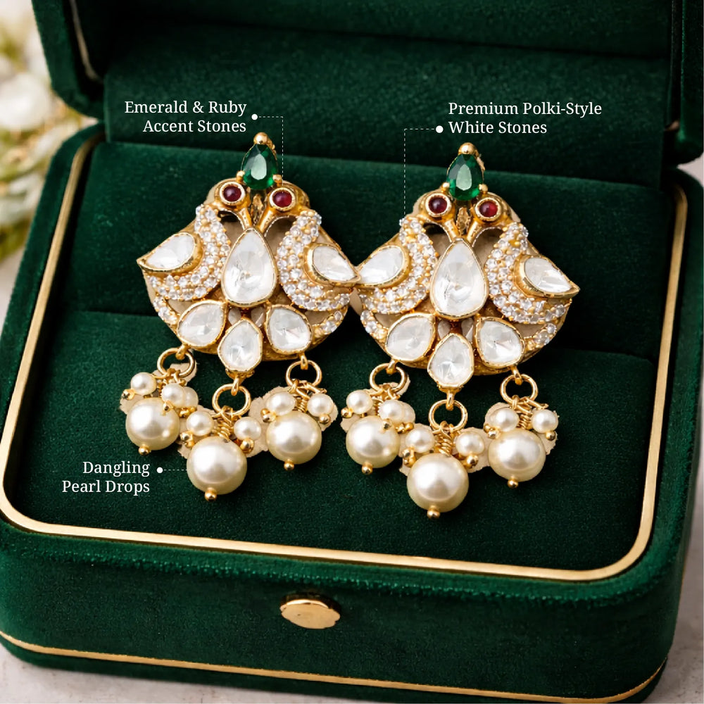 Designer Pearl Drop Earrings
