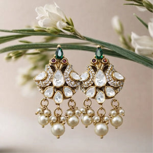Designer Pearl Drop Earrings