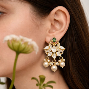 Designer Pearl Drop Earrings