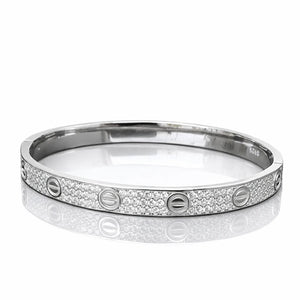 Diamond-Studded Bangle