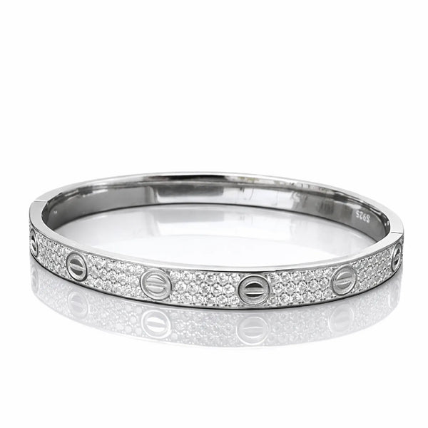 Diamond-Studded Bangle