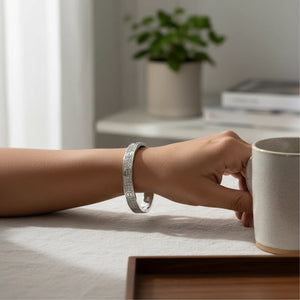 Diamond-Studded Bangle