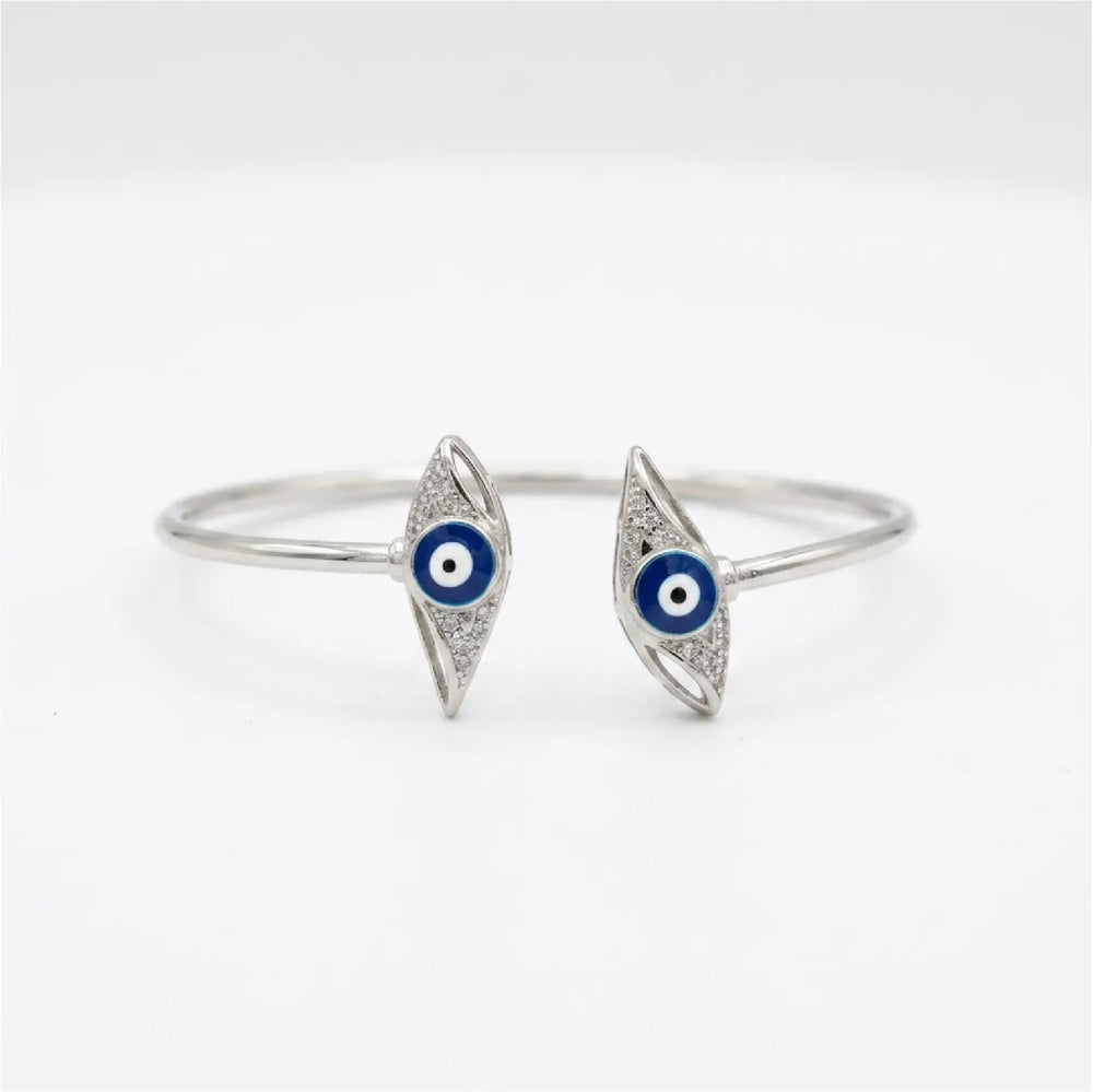 Dual Evil Eye Luxe Bangle