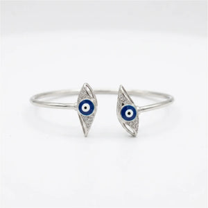 Dual Evil Eye Luxe Bangle