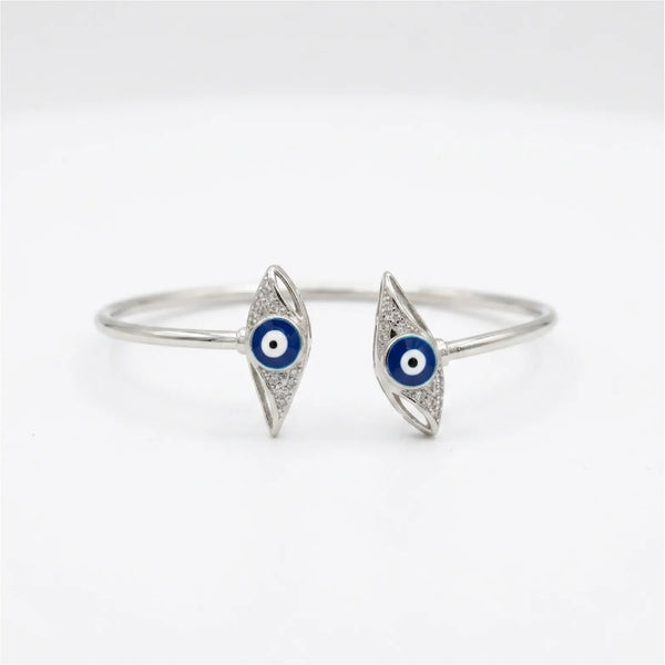 Dual Evil Eye Luxe Bangle