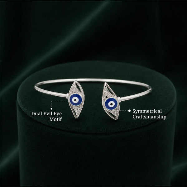 Dual Evil Eye Luxe Bangle