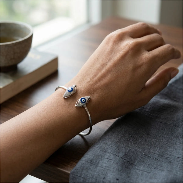 Dual Evil Eye Luxe Bangle
