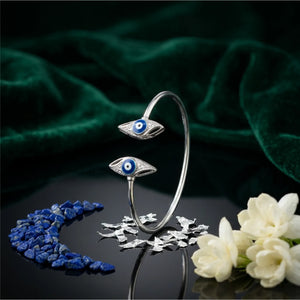 Dual Evil Eye Luxe Bangle