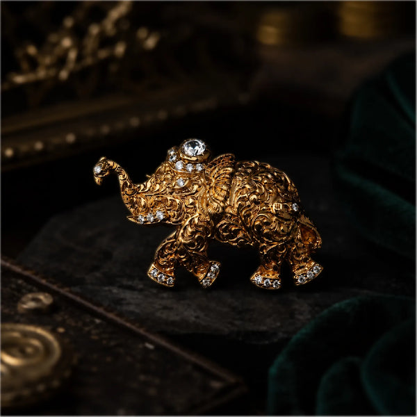 Elephant Brooch