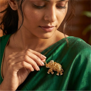 Elephant Brooch