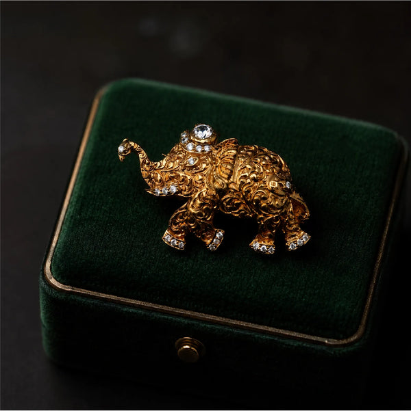 Elephant Brooch