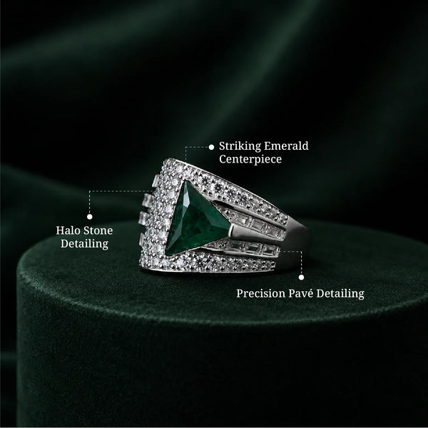 Emerald Aura Ring