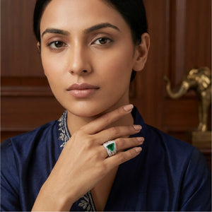 Emerald Aura Ring