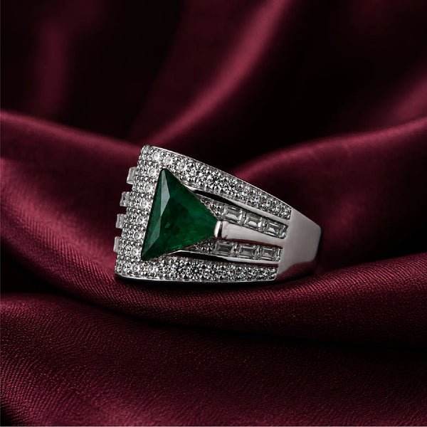 Emerald Aura Ring