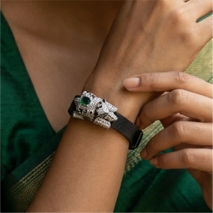 Emerald Elephant Bracelet
