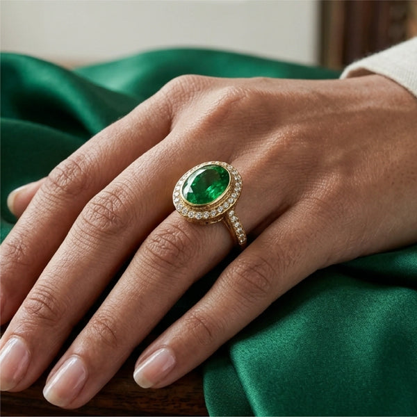 Emerald Glow Ring