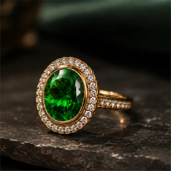 Emerald Glow Ring