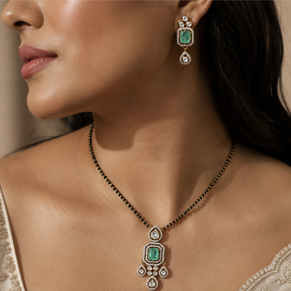 Emerald Green Mangalsutra