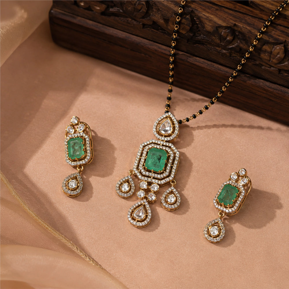 Emerald Green Mangalsutra