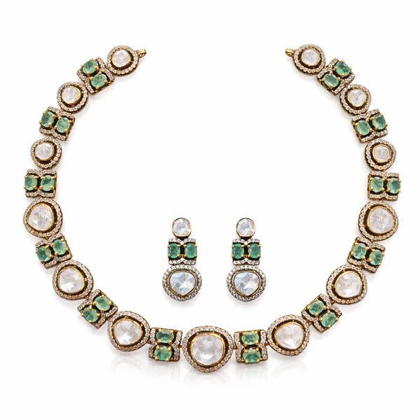Emerald Radiance Necklace Set