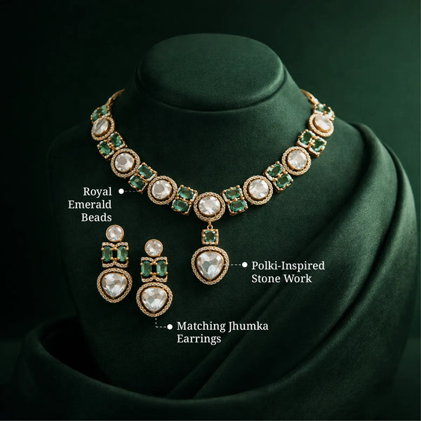 Emerald Radiance Necklace Set