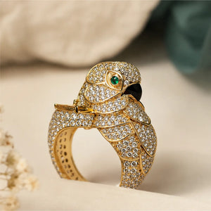 Golden Parrot Ring