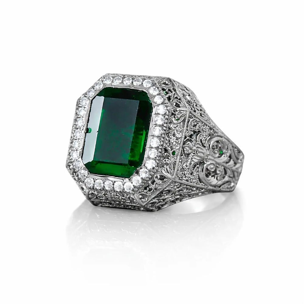 Imperial Emerald Ring