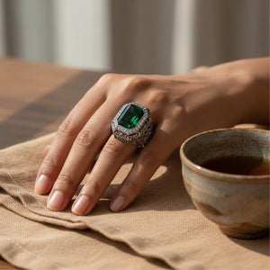 Imperial Emerald Ring