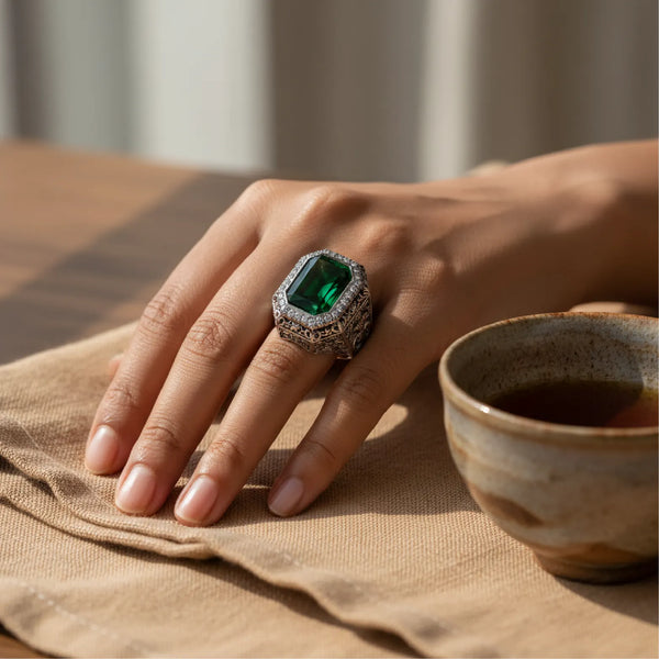 Imperial Emerald Ring