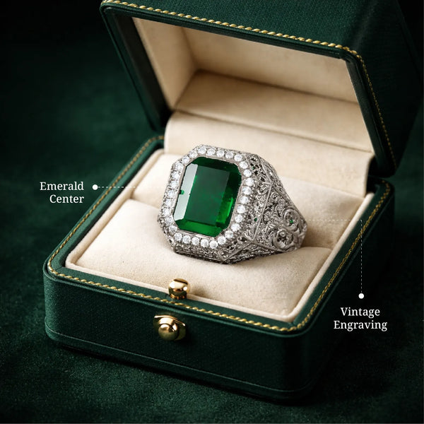 Imperial Emerald Ring