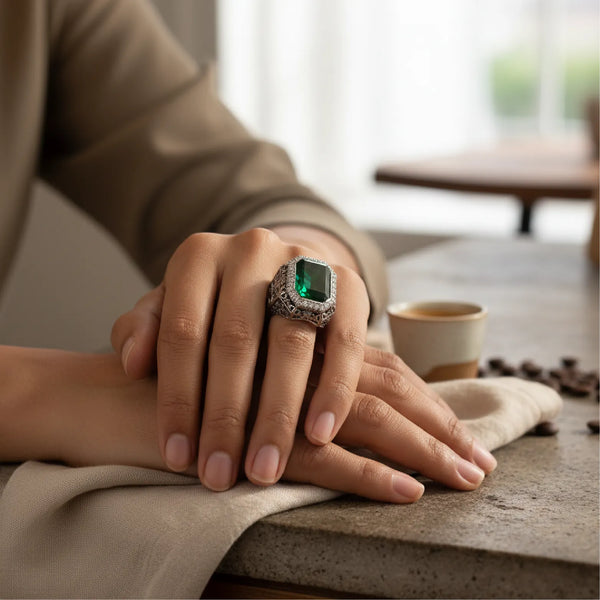 Imperial Emerald Ring