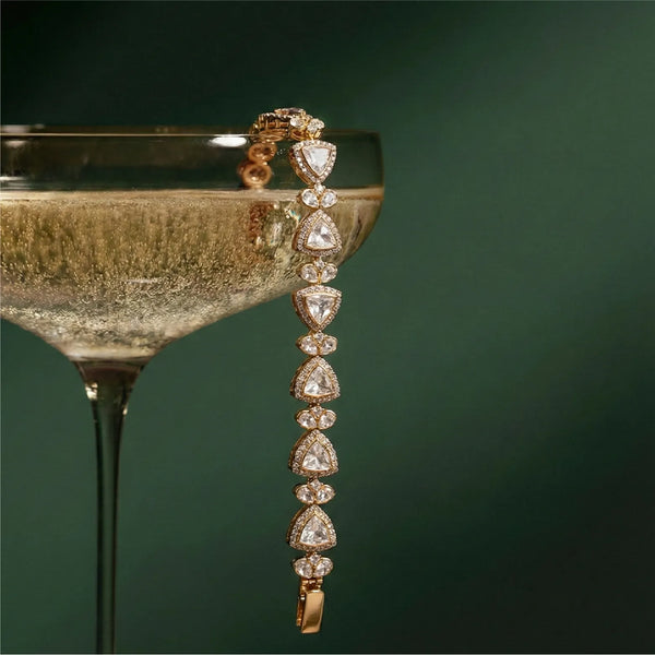 Ivory Crystal Bracelet