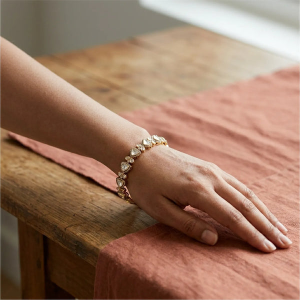 Ivory Crystal Bracelet