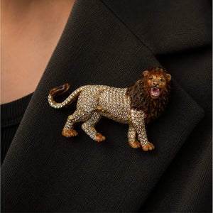 Lion Brooch