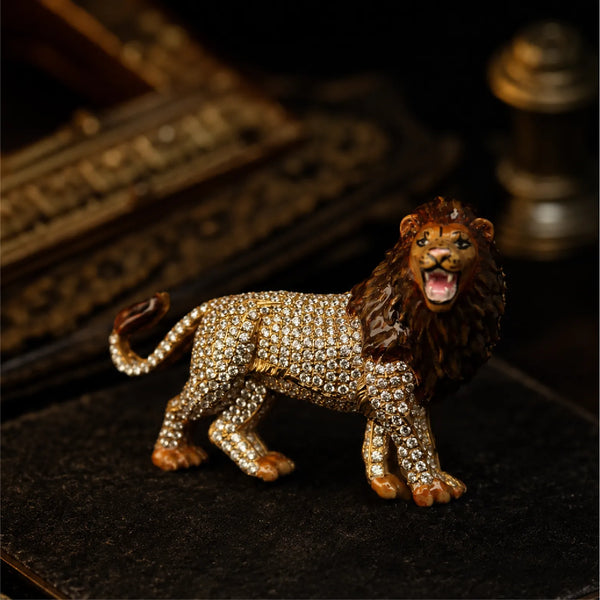 Lion Brooch