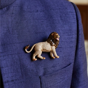 Lion Brooch