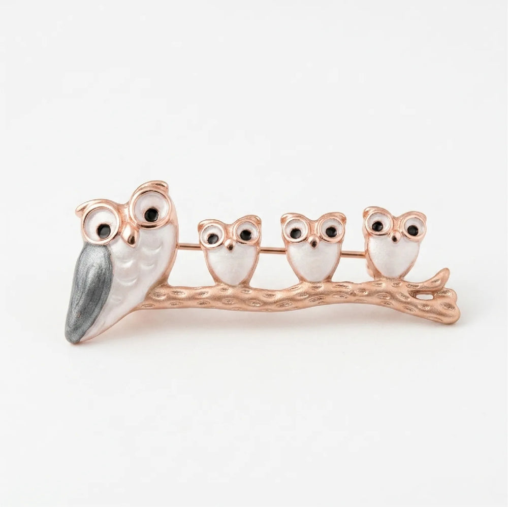 Little Owls Brooch