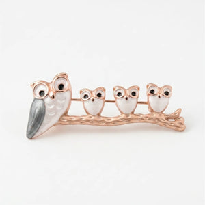 Little Owls Brooch