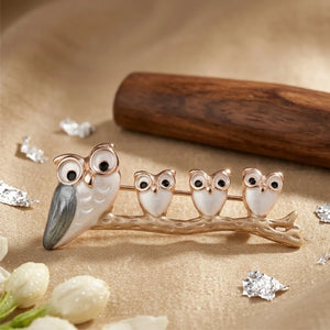 Little Owls Brooch