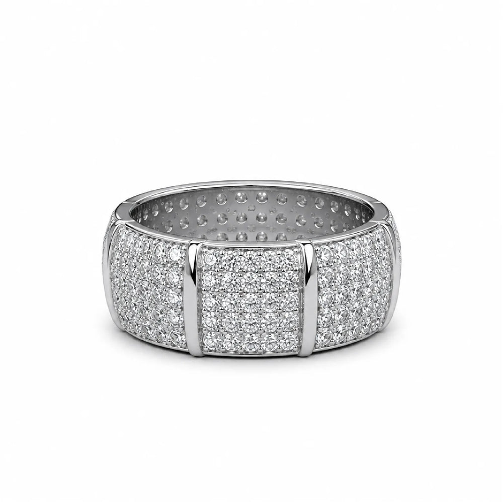 Luxe Grid Band Ring