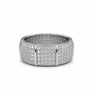 Luxe Grid Band Ring